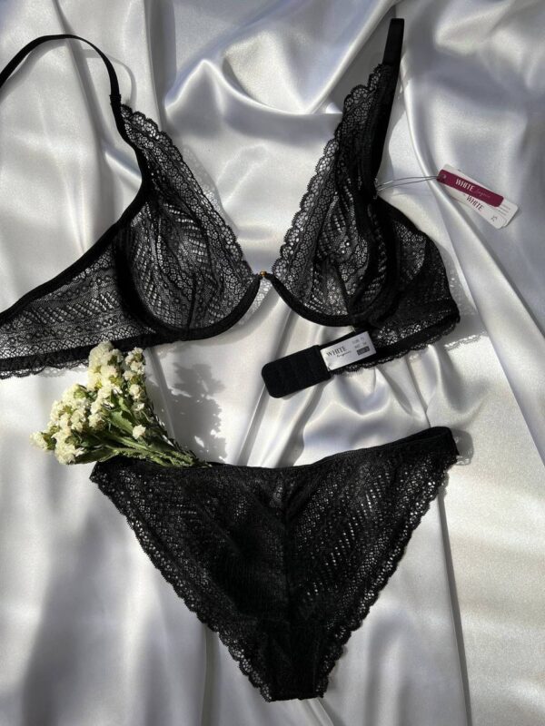 ست شورت و سوتین زنانه توری_10500007